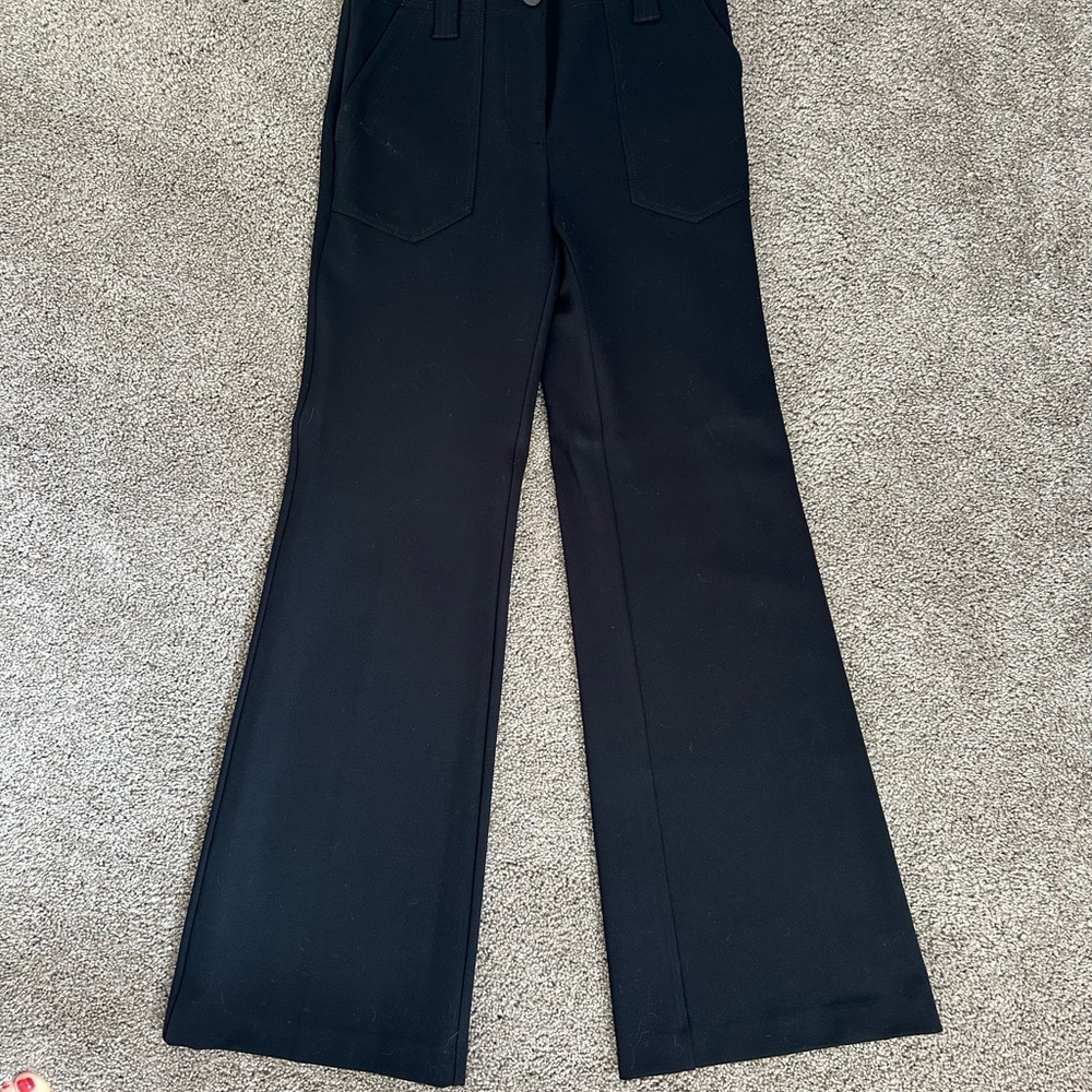 Anthropologie Maeve Black Buttoned Garment